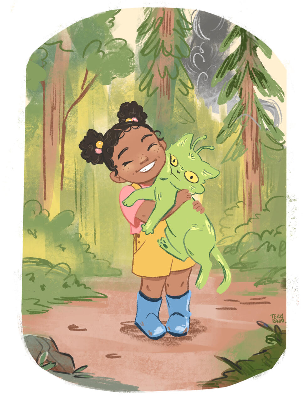 Character Design - My cat is from outerspace